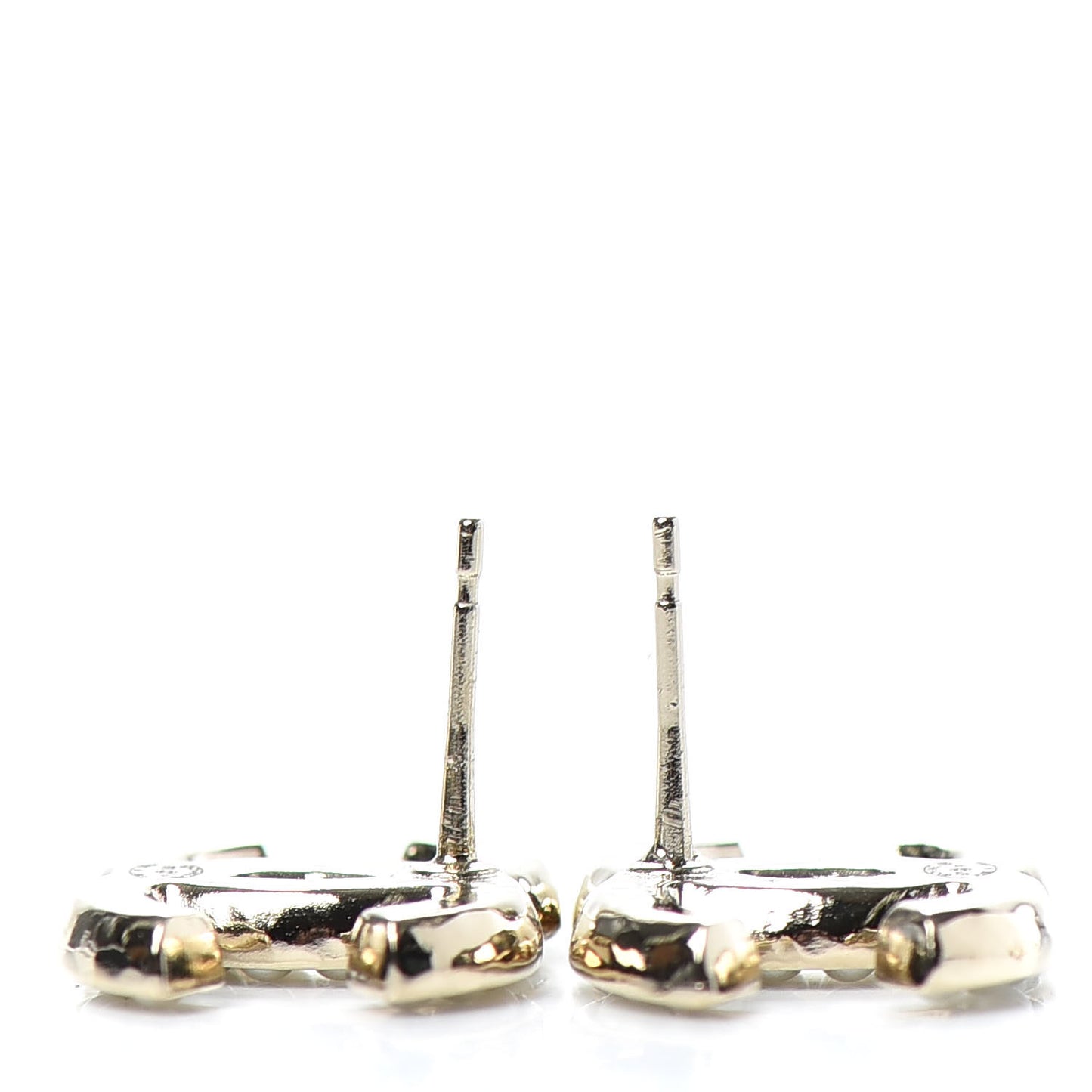 Pearl CC Earrings Gold
