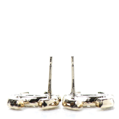 Chanel Pearl CC Earrings Gold 3 of 4