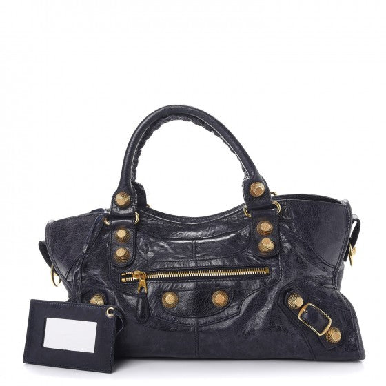 Balenciaga Agneau Giant 21 Gold Hardware Part Time Navy 1 of 16