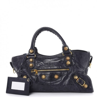 Balenciaga Agneau Giant 21 Gold Hardware Part Time Navy 1 of 16