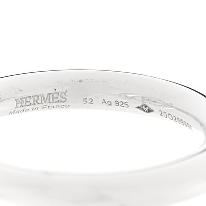 Hermes Sterling Silver GM Echappee Ring 52 6 4 of 5