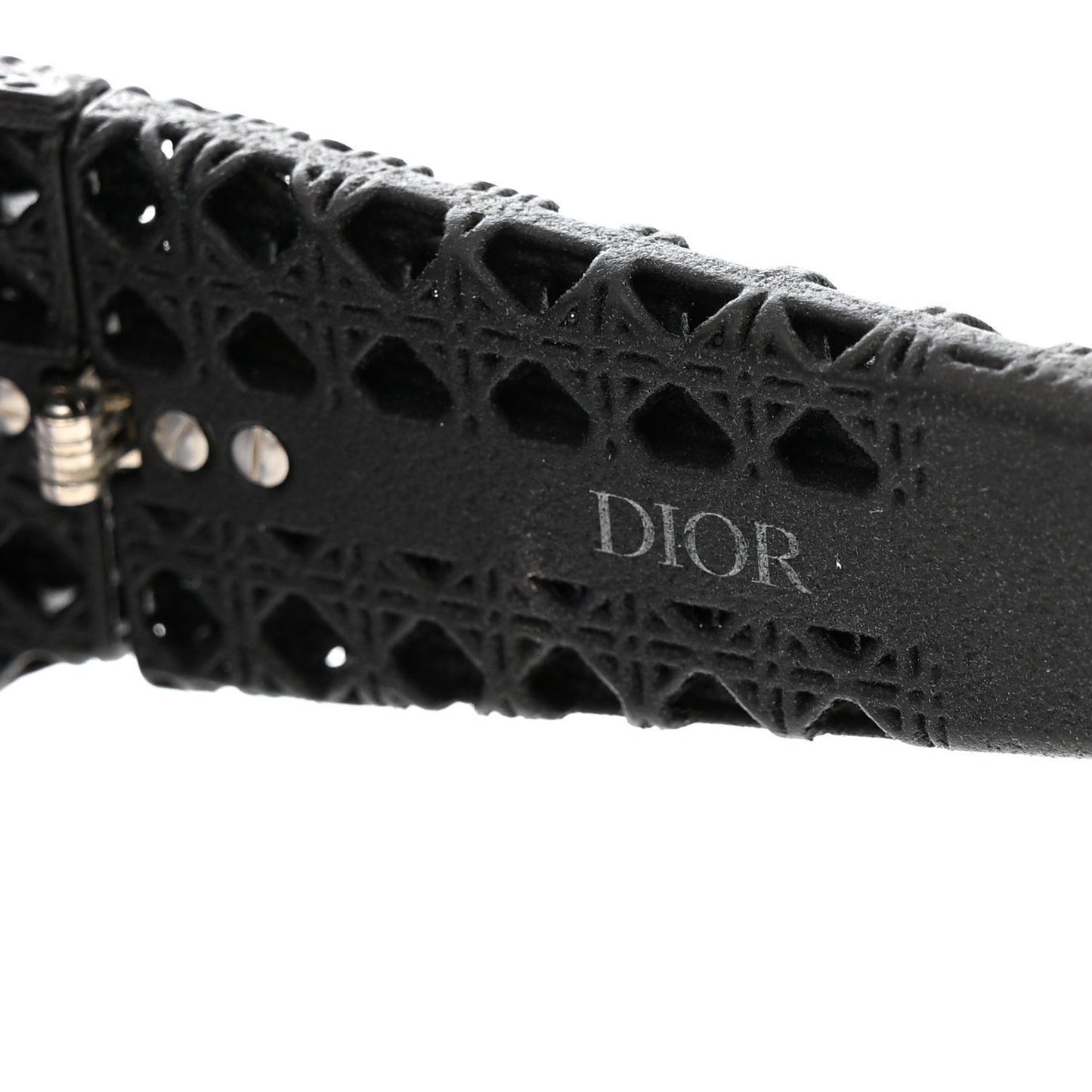 Acetate Nylon Cannage Oblique Mask Dior3D M1U Sunglasses Black Smoke