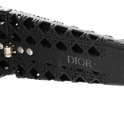 Christian Dior Acetate Nylon Cannage Oblique Mask Dior3D M1U Sunglasses Black Smoke 5 of 7