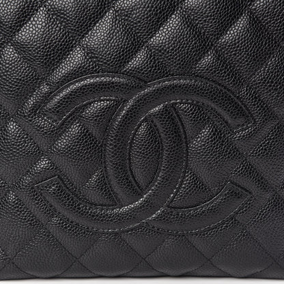 Chanel Caviar Quilted Petit Shopping Tote PST Black 8 of 10