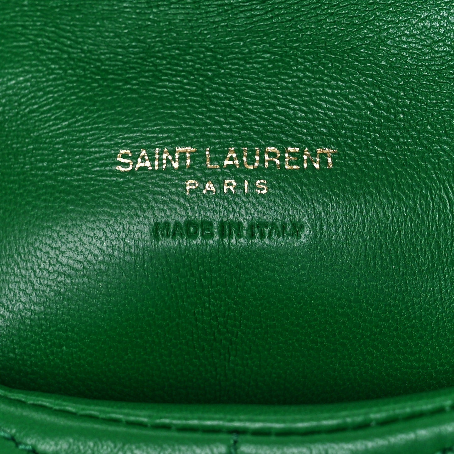 Lambskin Monogram Loulou Puffer Pouch Clutch New Vert