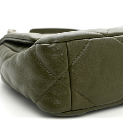 Chanel Lambskin Quilted Medium Chanel 19 Flap Khaki 9 of 10