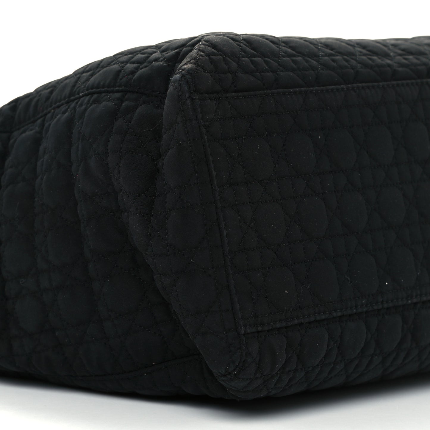 Nylon Cannage Large Lady Dior Black