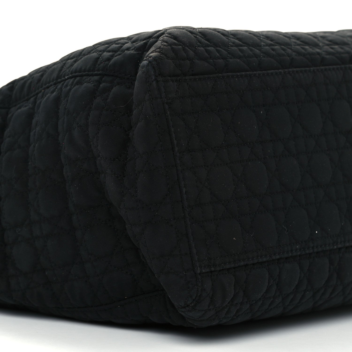 Christian Dior Nylon Cannage Large Lady Dior Black 9 of 10