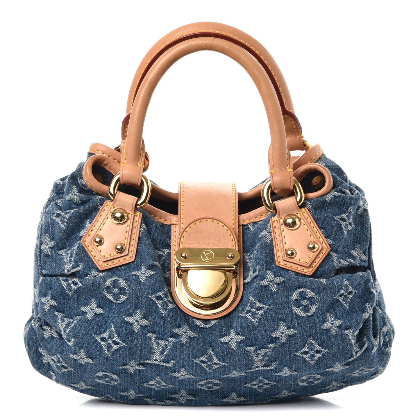 Monogram Denim Pleaty Blue
