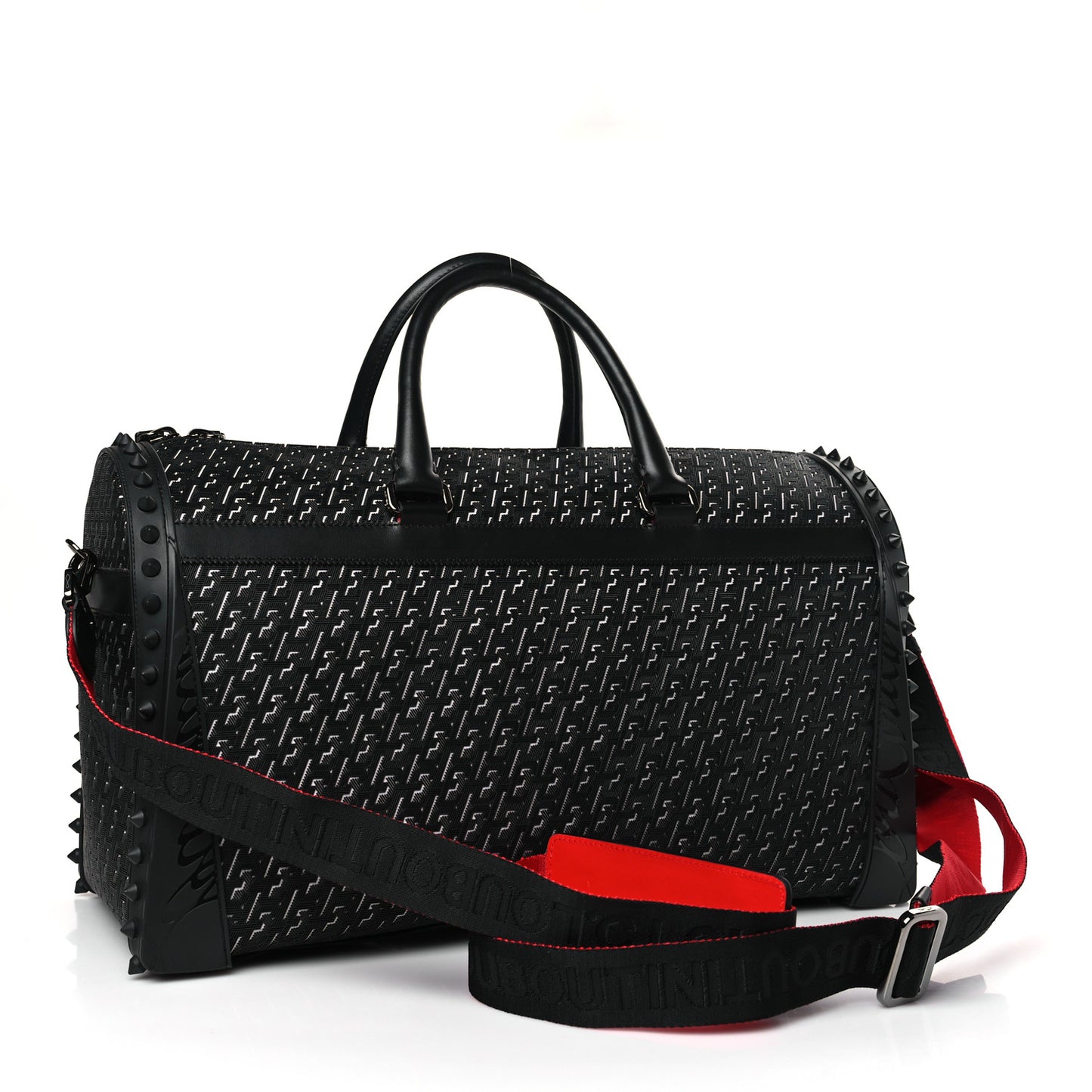 Studded Techno CL Sneakender Duffle White Black