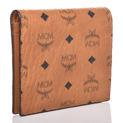 MCM Visetos ID Wallet Cognac 3 of 10