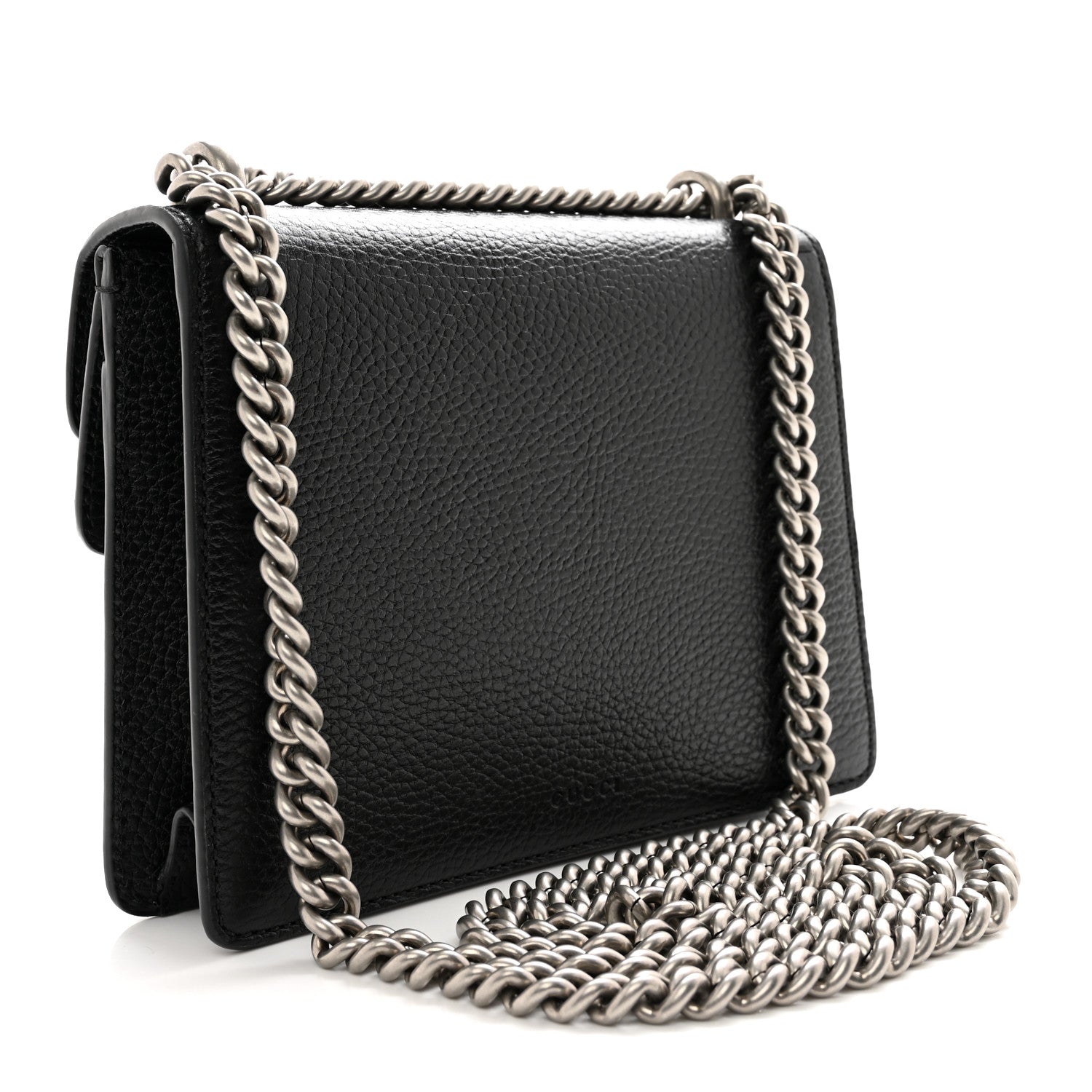 Gucci Calfskin Mini Dionysus Shoulder Bag Black 3 of 12