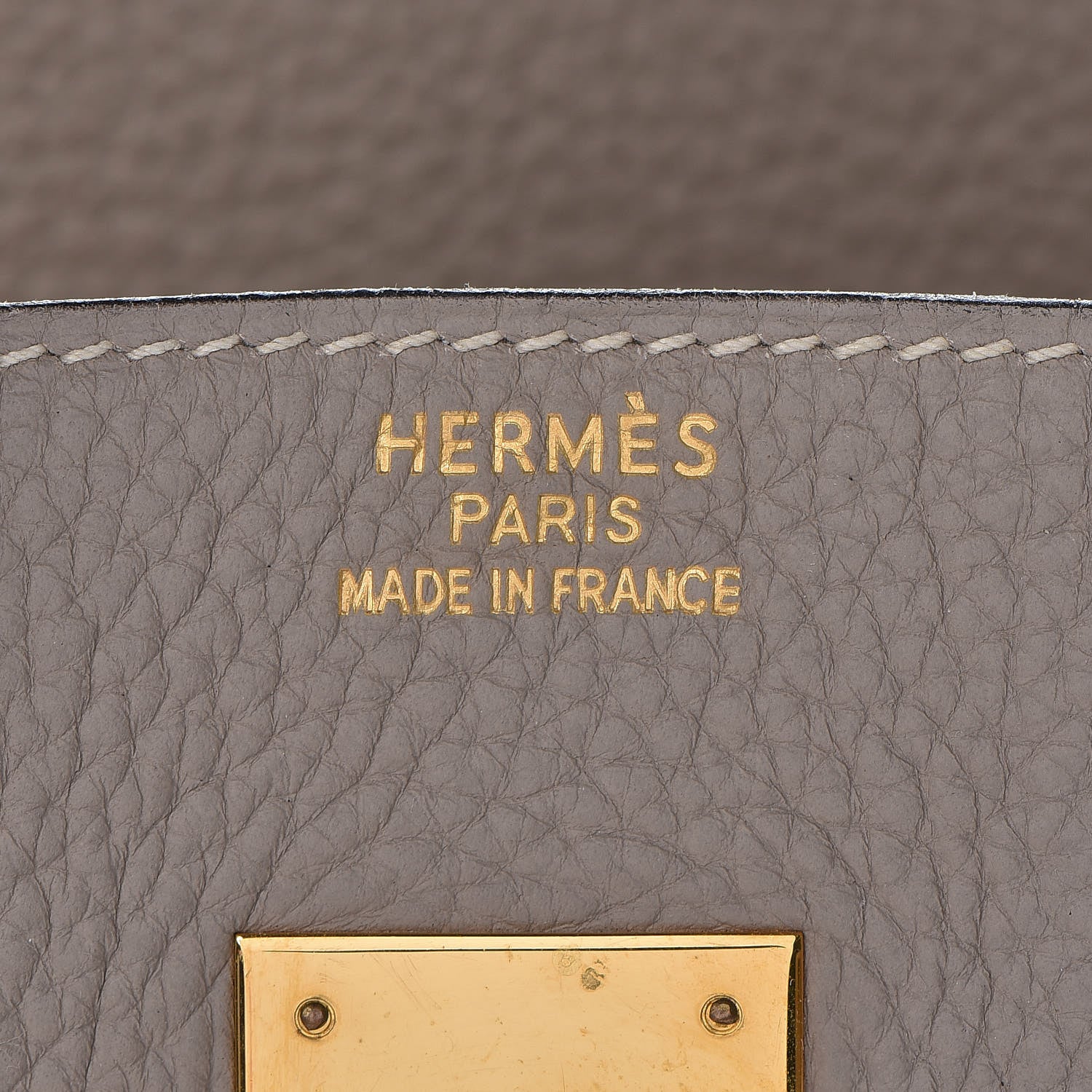 Hermes Taurillon Clemence Birkin 35 Gris Tourterelle 22 of 48
