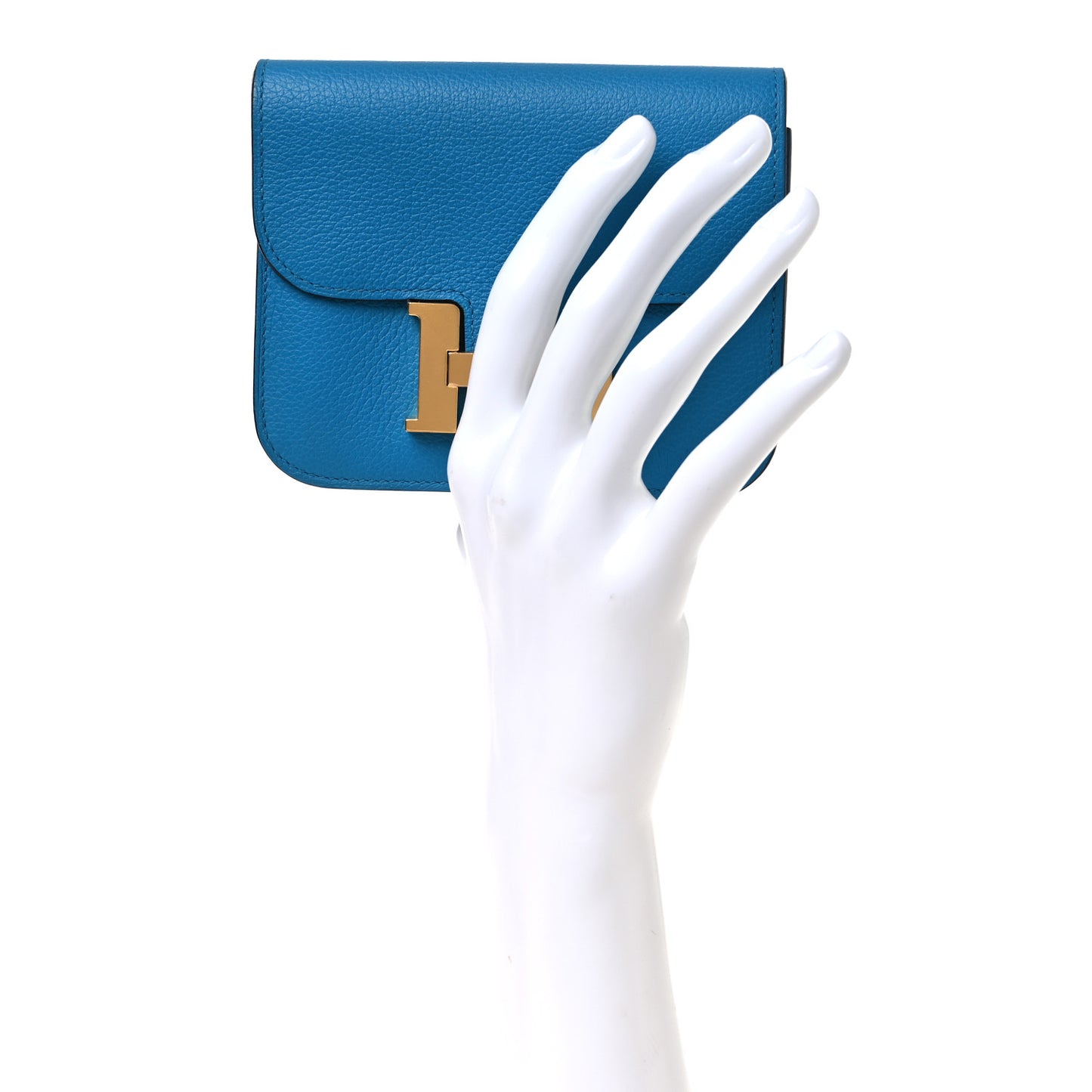 Evercolor Bi-Color Constance Slim Wallet Bleu Frida Rose Mexico