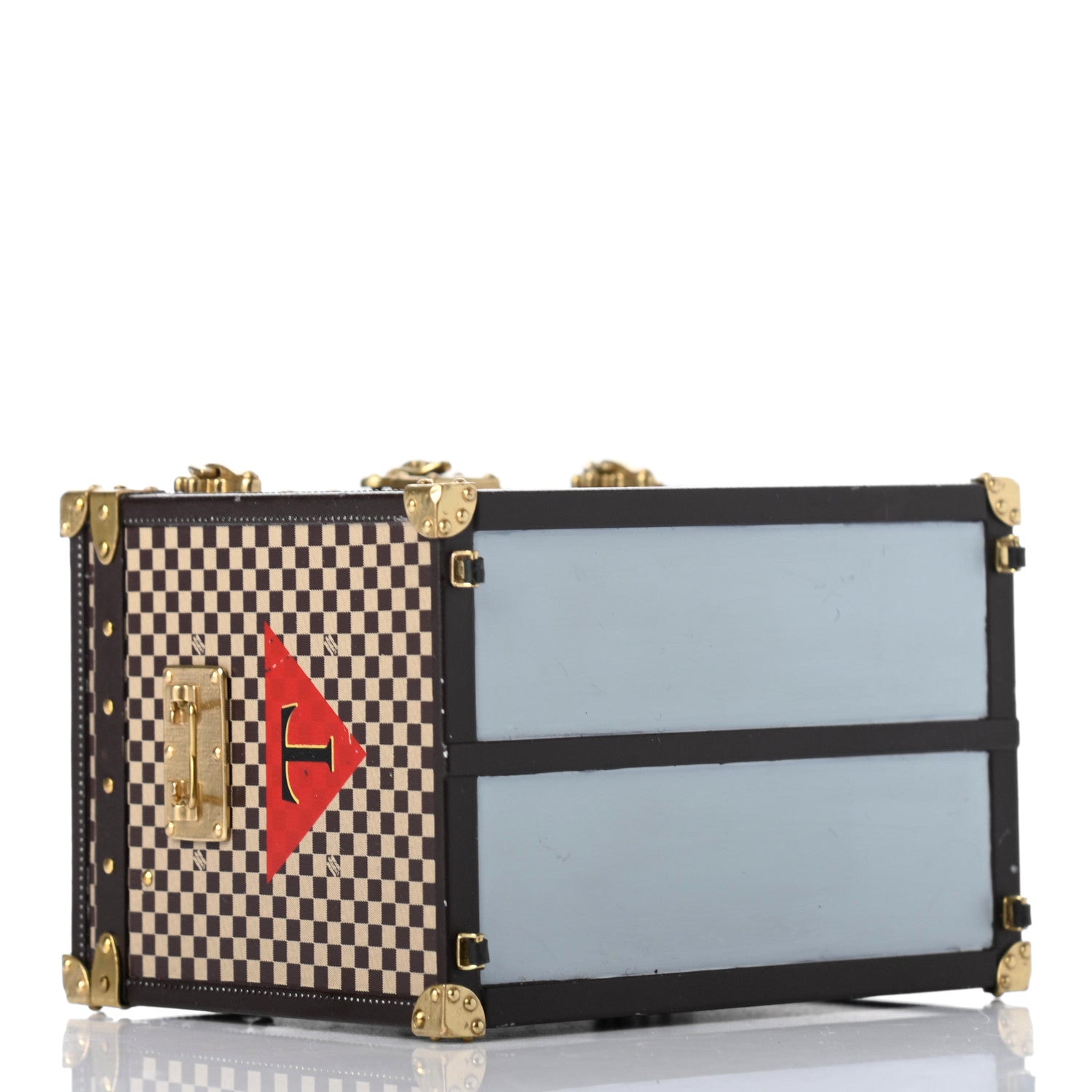 Louis Vuitton Damier 1895 Ladies Hat Trunk Mini Malle Chapeaux Jewelry Box 3 of 8
