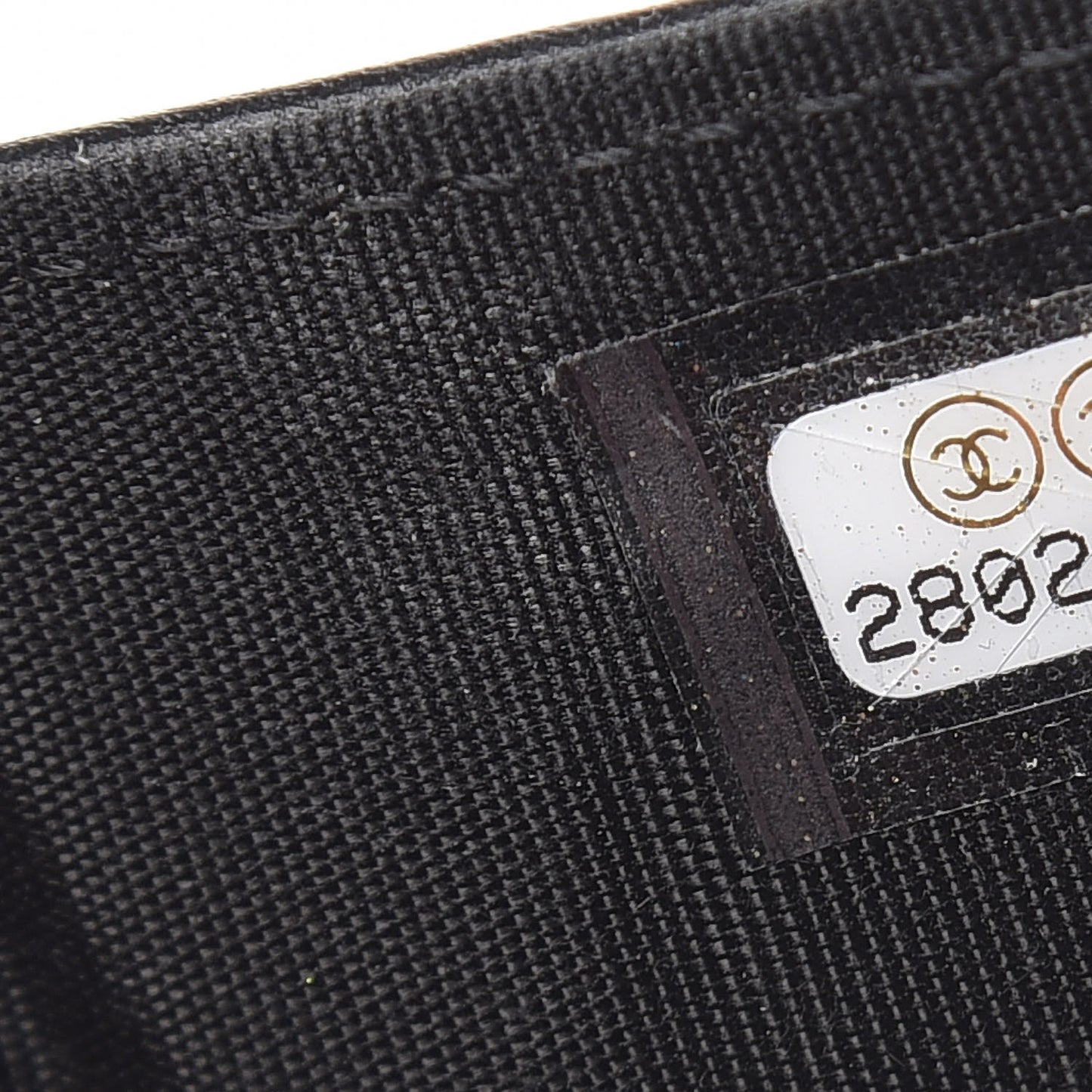 Caviar Quilted Small Boy Flap Wallet Black