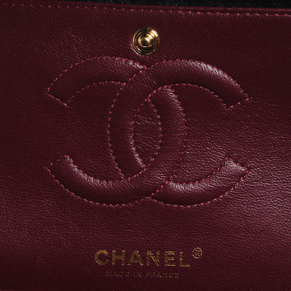 Chanel Lambskin Quilted Medium Double Flap Black 7 of 9