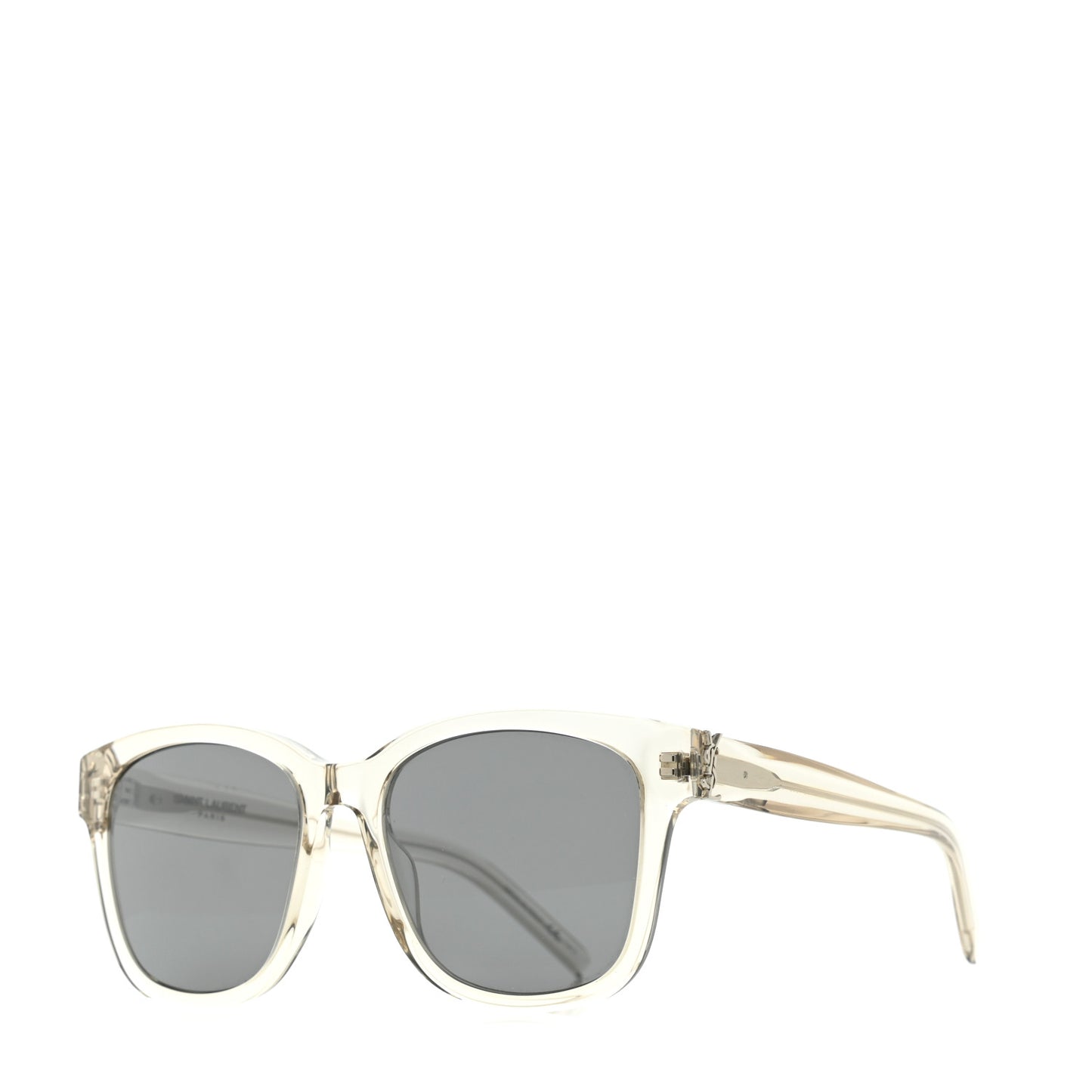 Acetate Square Sunglasses SL M68 Transparent