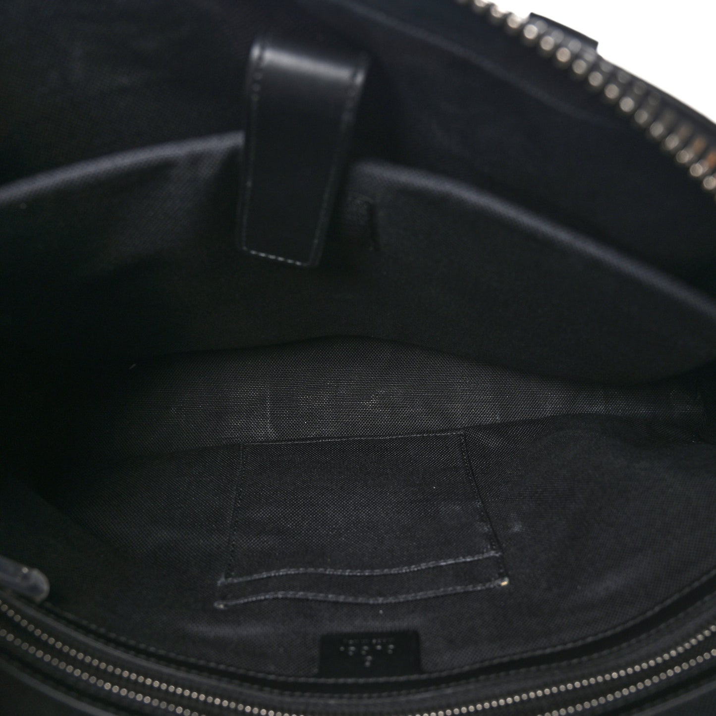 GG Supreme Monogram Appia Calfskin Web Briefcase Black