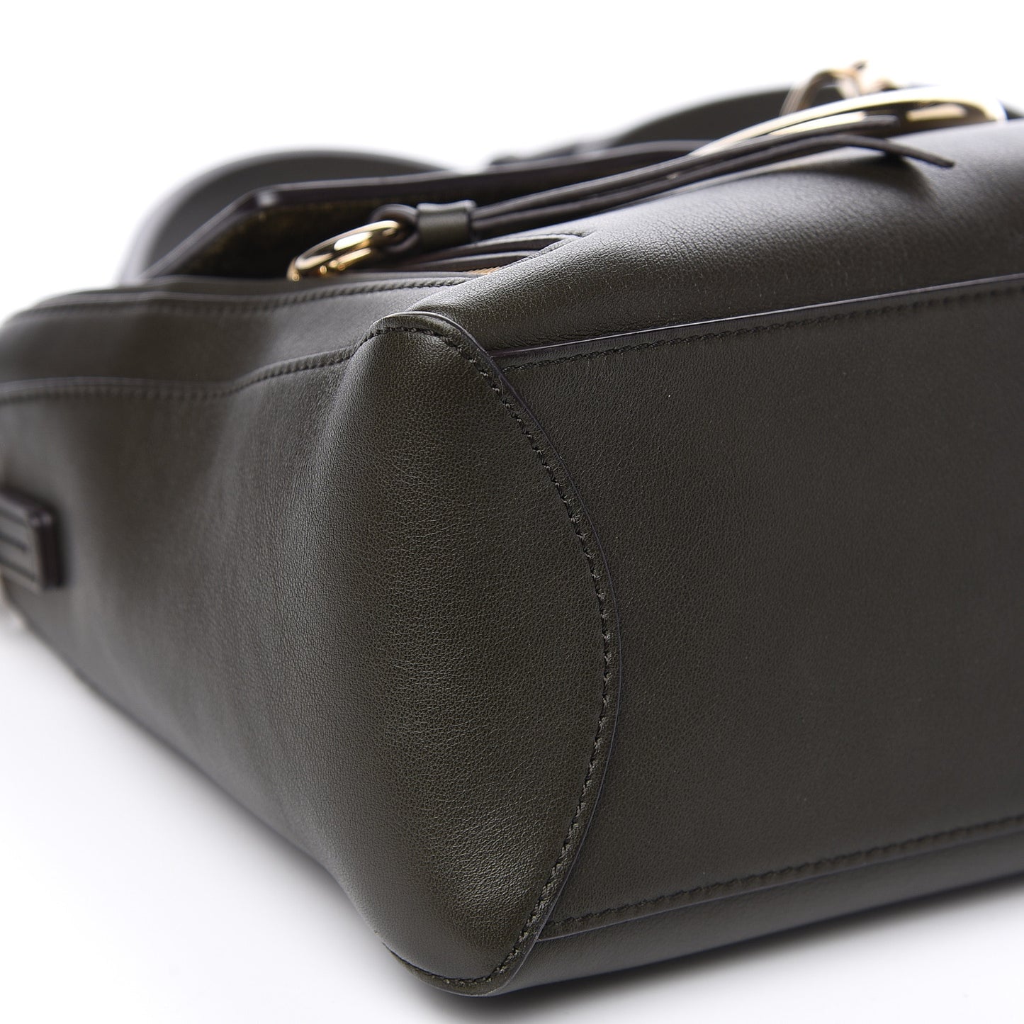 Calfskin Small Faye Day Shoulder Bag Deep Forest