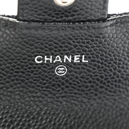 Chanel Caviar Quilted Flap Card Holder Black 7 of 7