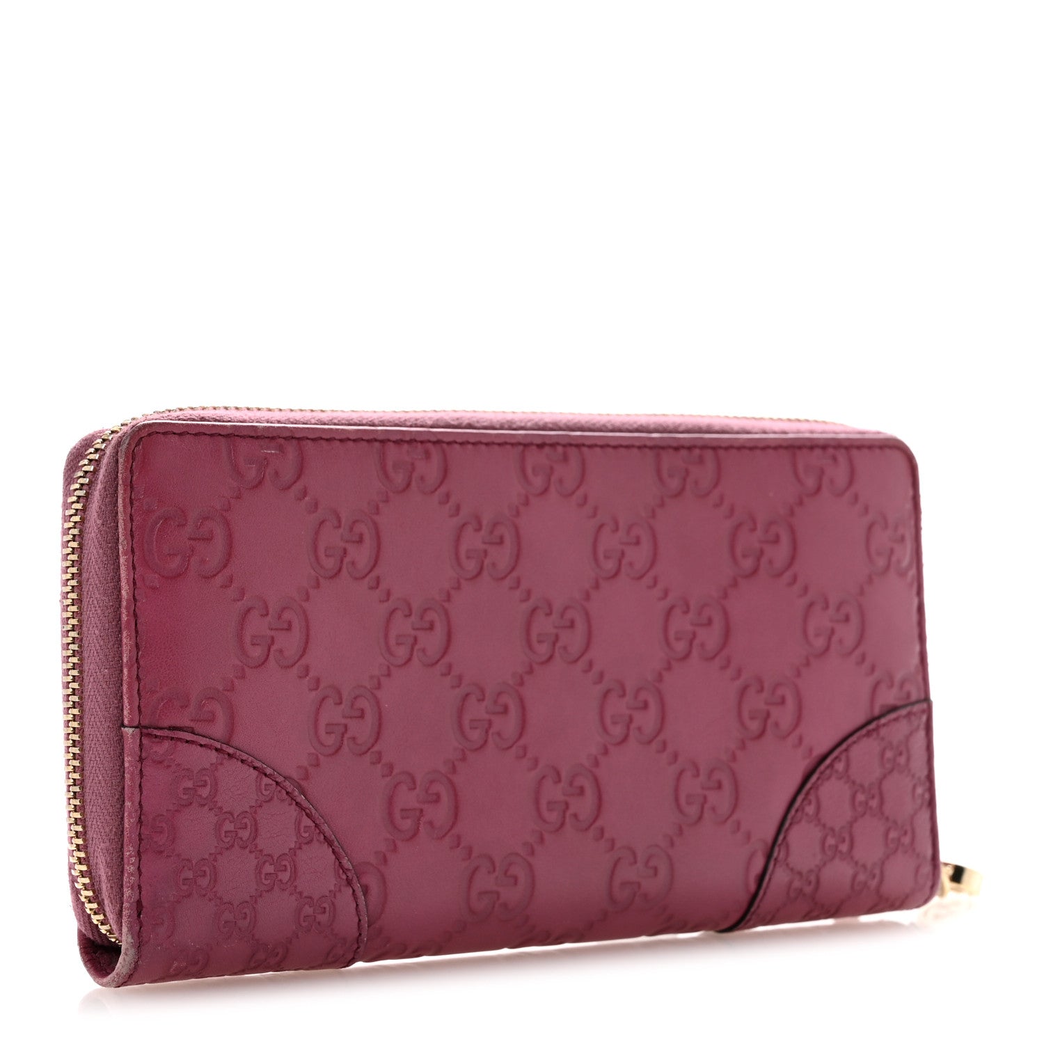 Gucci Guccissima Signature Microguccissima Bree Zip Around Wallet Purple 3 of 11
