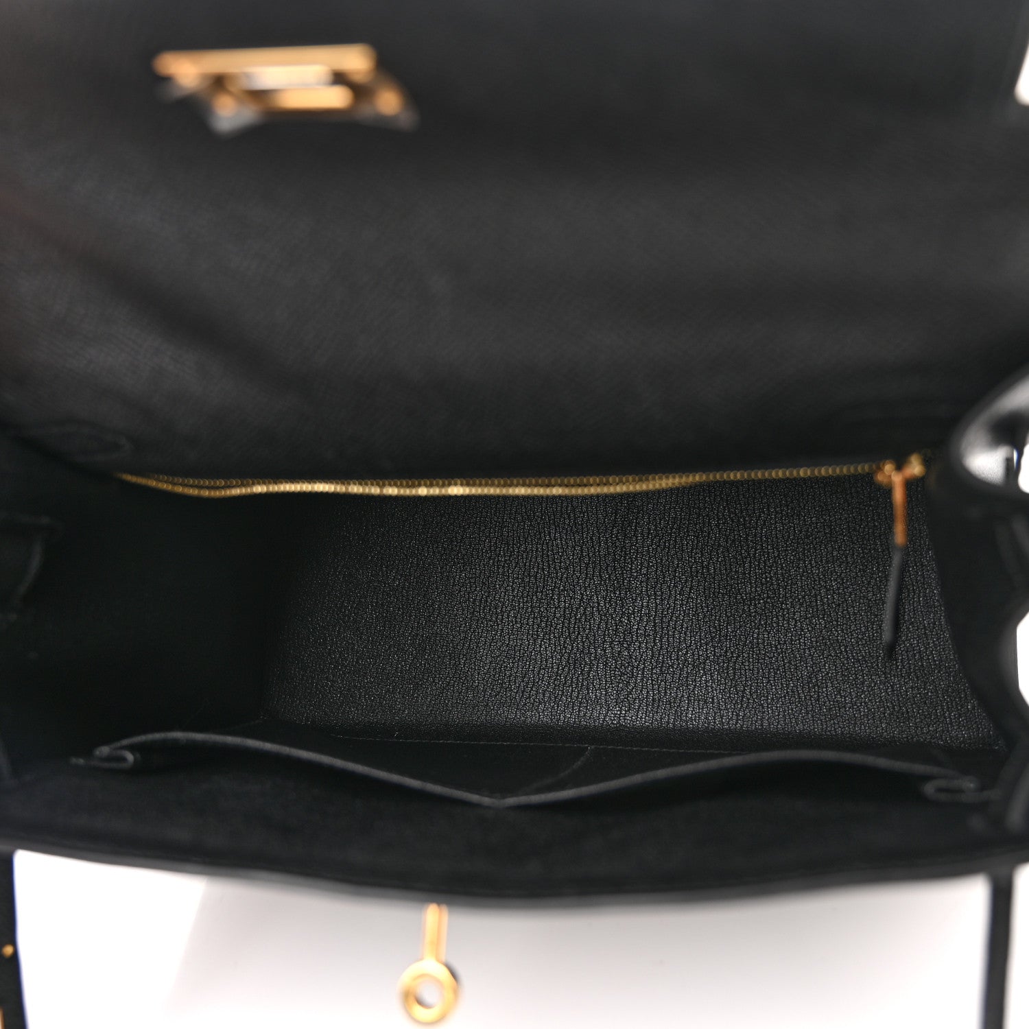 Hermes Epsom Kelly Sellier 28 Black 5 of 11