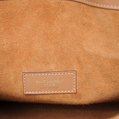 Saint Laurent Smooth Calfskin Medium Supple Sac De Jour Brown 7 of 8