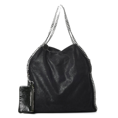 Stella McCartney Shaggy Deer Big Falabella Tote Black 3 of 9