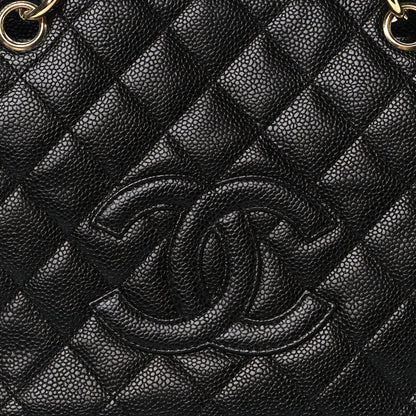 Chanel Caviar Quilted Petit Timeless Tote PTT Black 9 of 11
