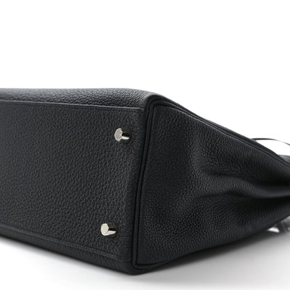 Hermes Togo Kelly Retourne 32 Black 8 of 10