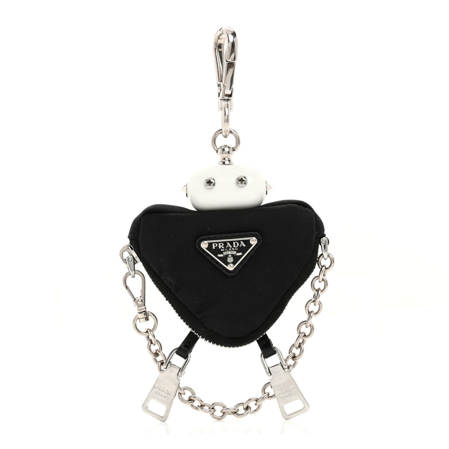 Nylon Robot Keychain Black