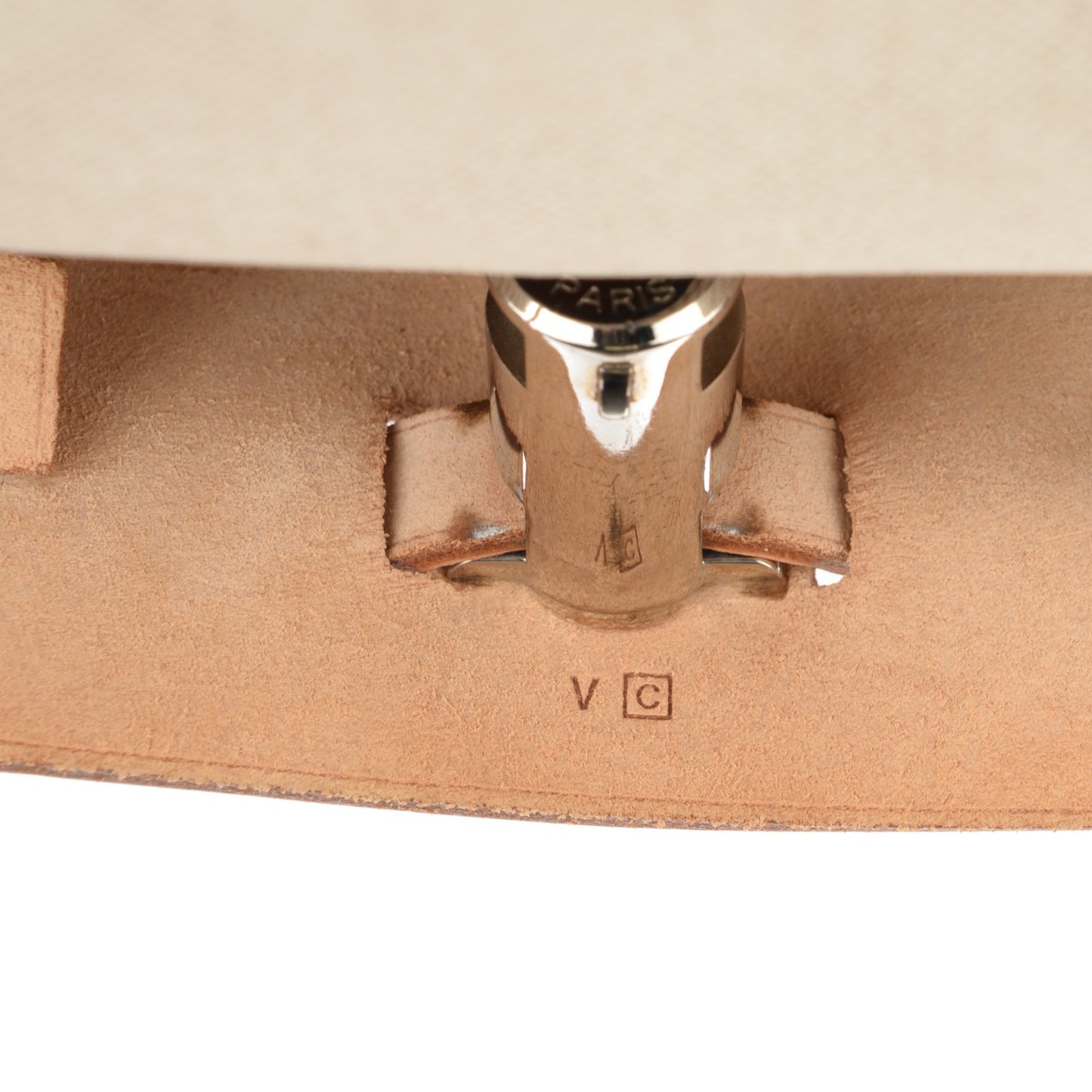 Toile Vache Calfskin Herbag 30 PM Backpack Natural