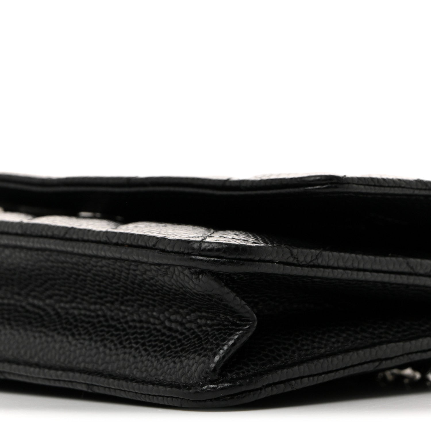 Chanel Caviar Quilted Wallet On Chain WOC Black 11 of 12