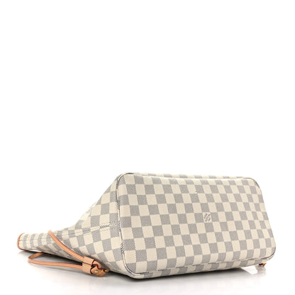 Louis Vuitton Damier Azur Neo Neverfull MM Rose Ballerine 4 of 8