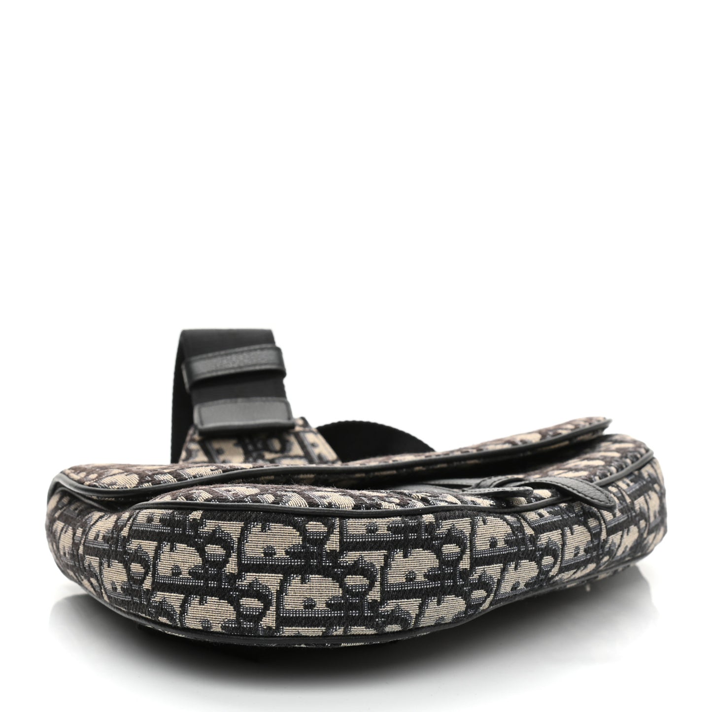 Oblique Mens Saddle Bag Blue