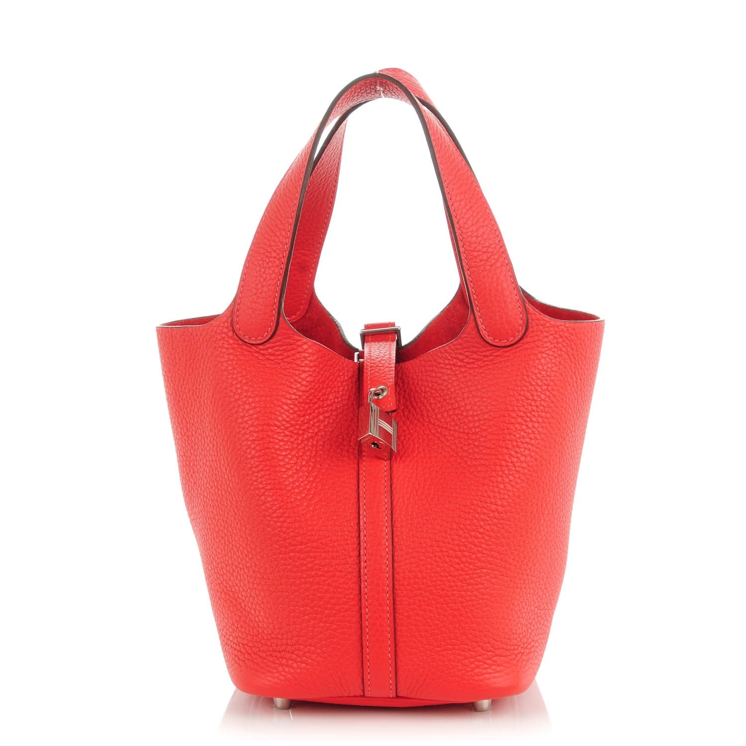 Hermes Taurillon Clemence Picotin Lock 18 PM Rose Jaipur 1 of 8