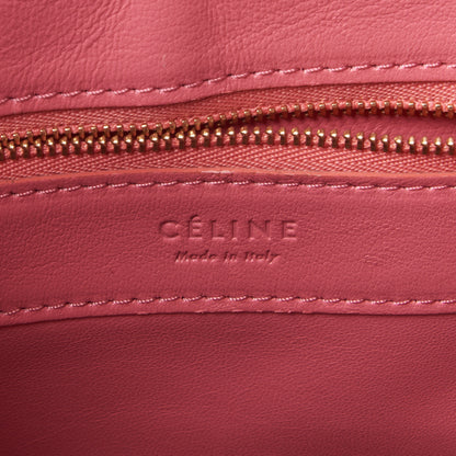 Celine Smooth Lambskin Vertical Bi-Cabas Pink Rust 8 of 8
