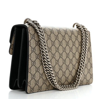 Gucci GG Supreme Monogram Small Dionysus Shoulder Bag Black 2 of 13
