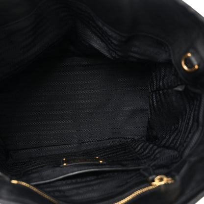 Prada Tessuto Nylon Soft Calf Tote Black 5 of 13