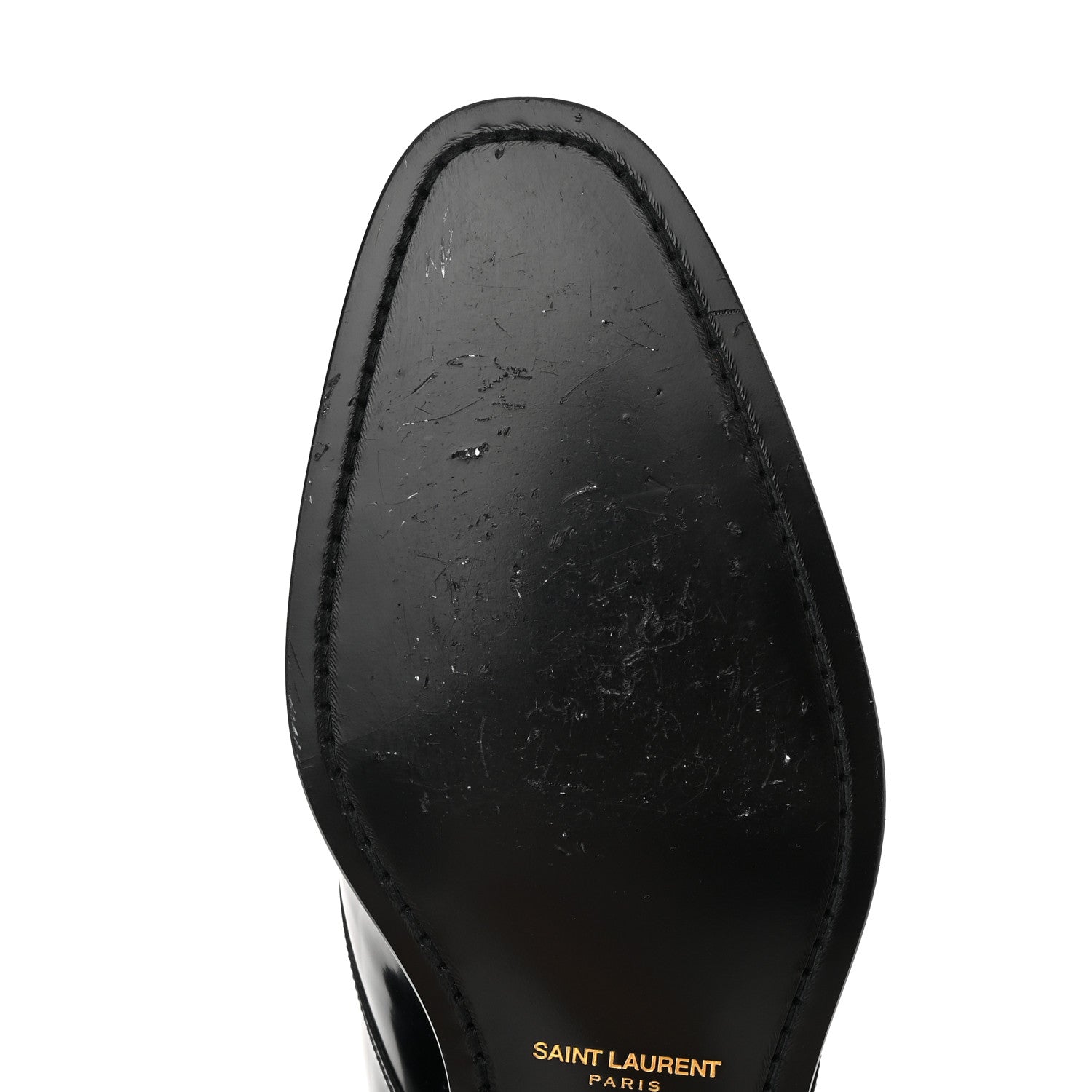 Saint Laurent Patent Calfskin Montaigne 25 Uniform 45 Black 10 of 12