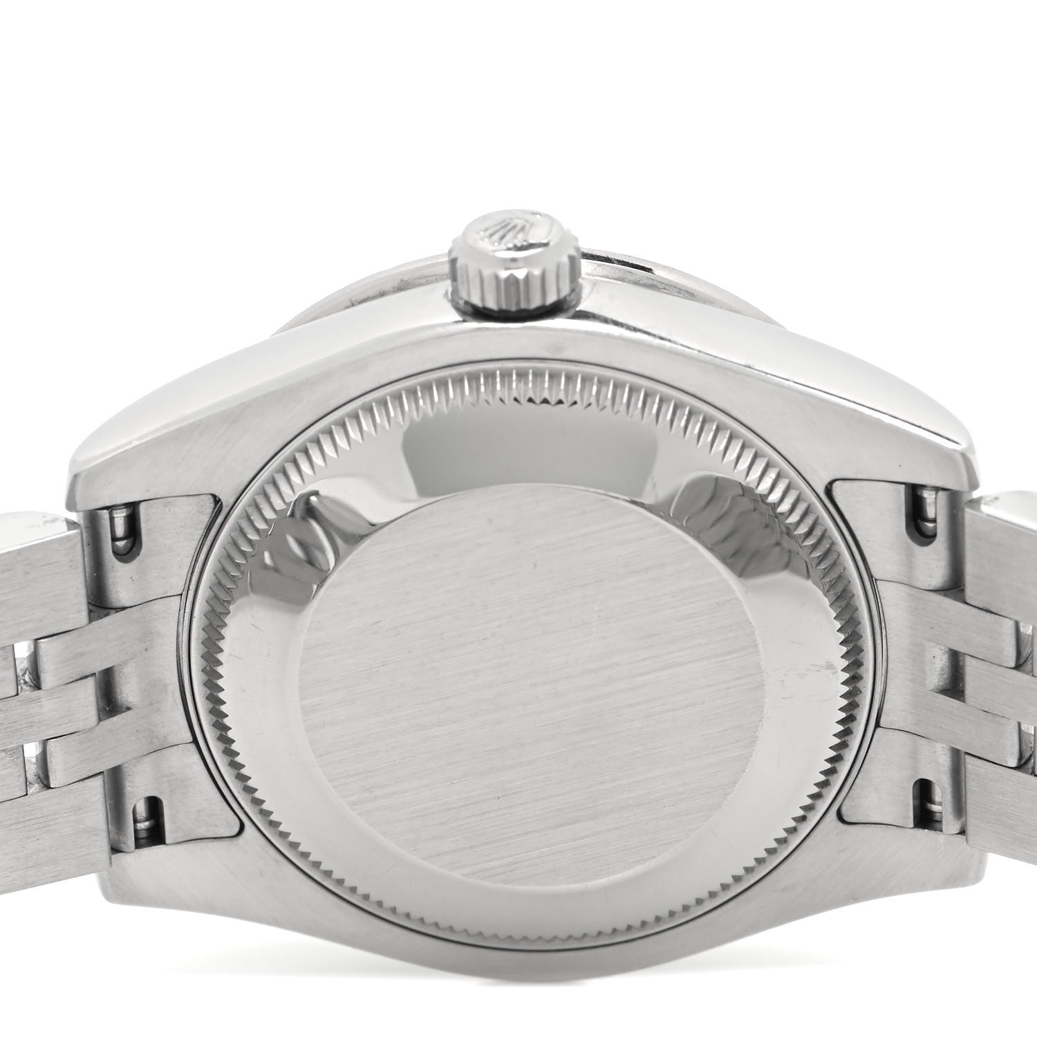 Rolex Stainless Steel 18K White Gold Diamond 31mm Oyster Perpetual Datejust Watch White Roman 178384 4 of 5