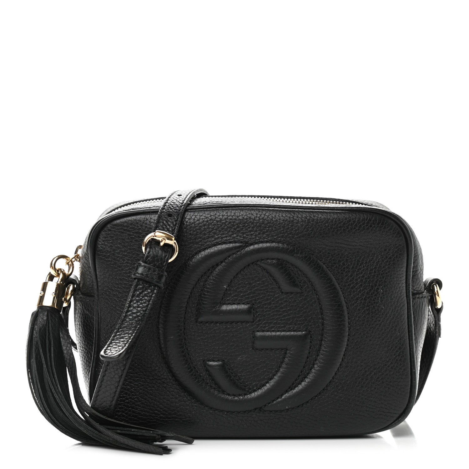 Gucci Pebbled Calfskin Small Soho Disco Bag Black 1 of 16
