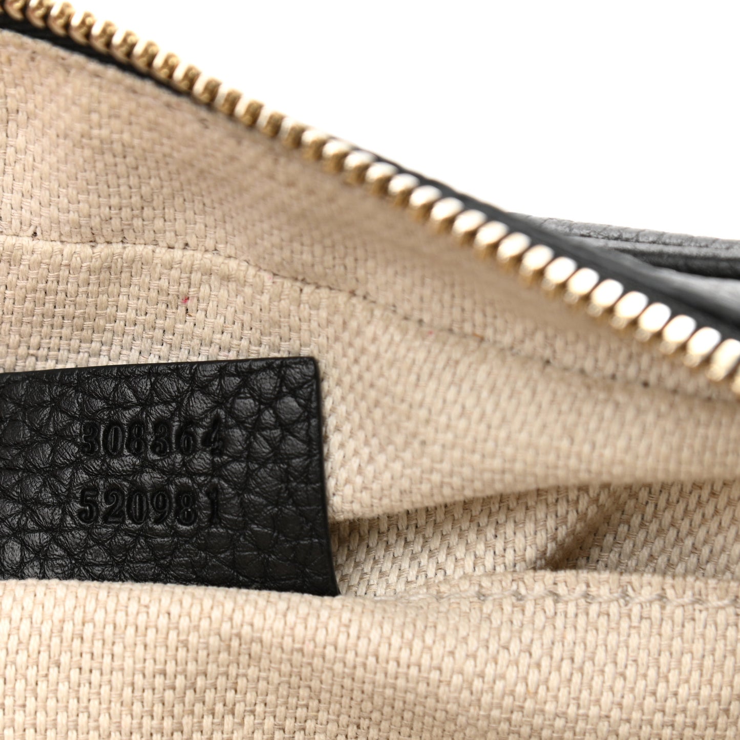 Pebbled Calfskin Small Soho Disco Bag Black