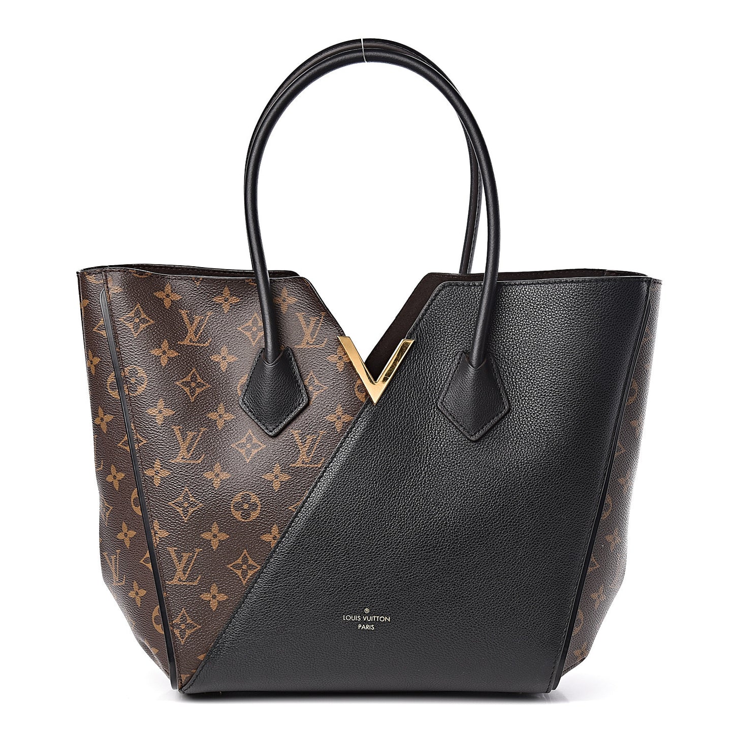 Calfskin Monogram Kimono Tote Black