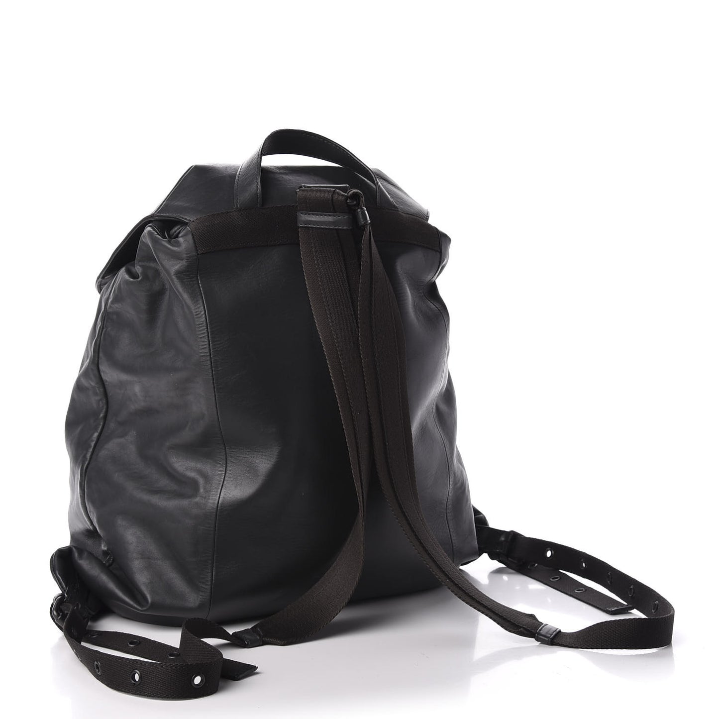 Light Calf Intrecciato Backpack Ardoise