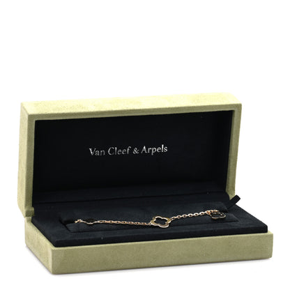 Van Cleef & Arpels 18K Yellow Gold 3 Motifs Byzantine Alhambra Bracelet 4 of 4