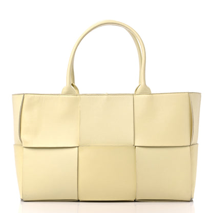 Bottega Veneta Calfskin Maxi Intreccio Medium Arco Tote Sherbert 3 of 17