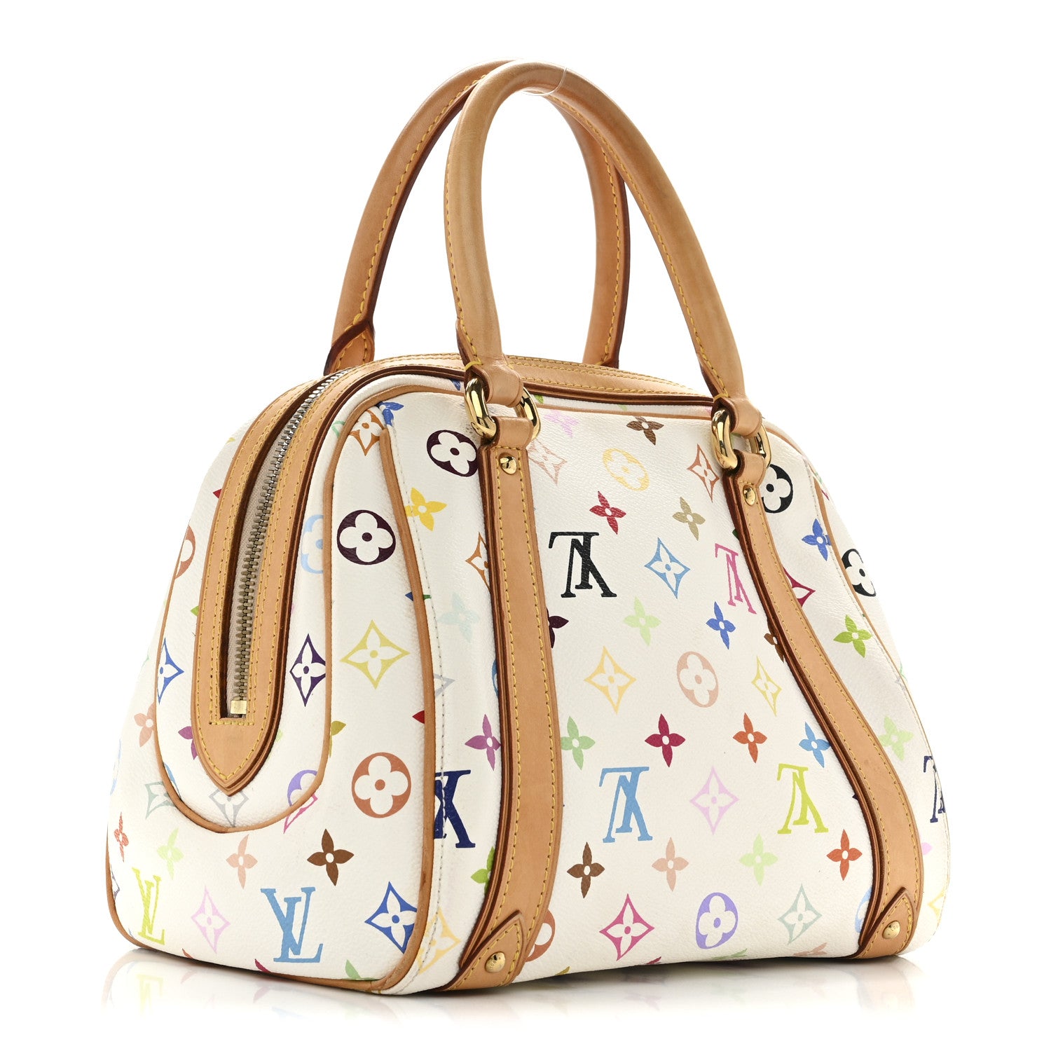 Louis Vuitton Monogram Multicolor Priscilla White 3 of 10