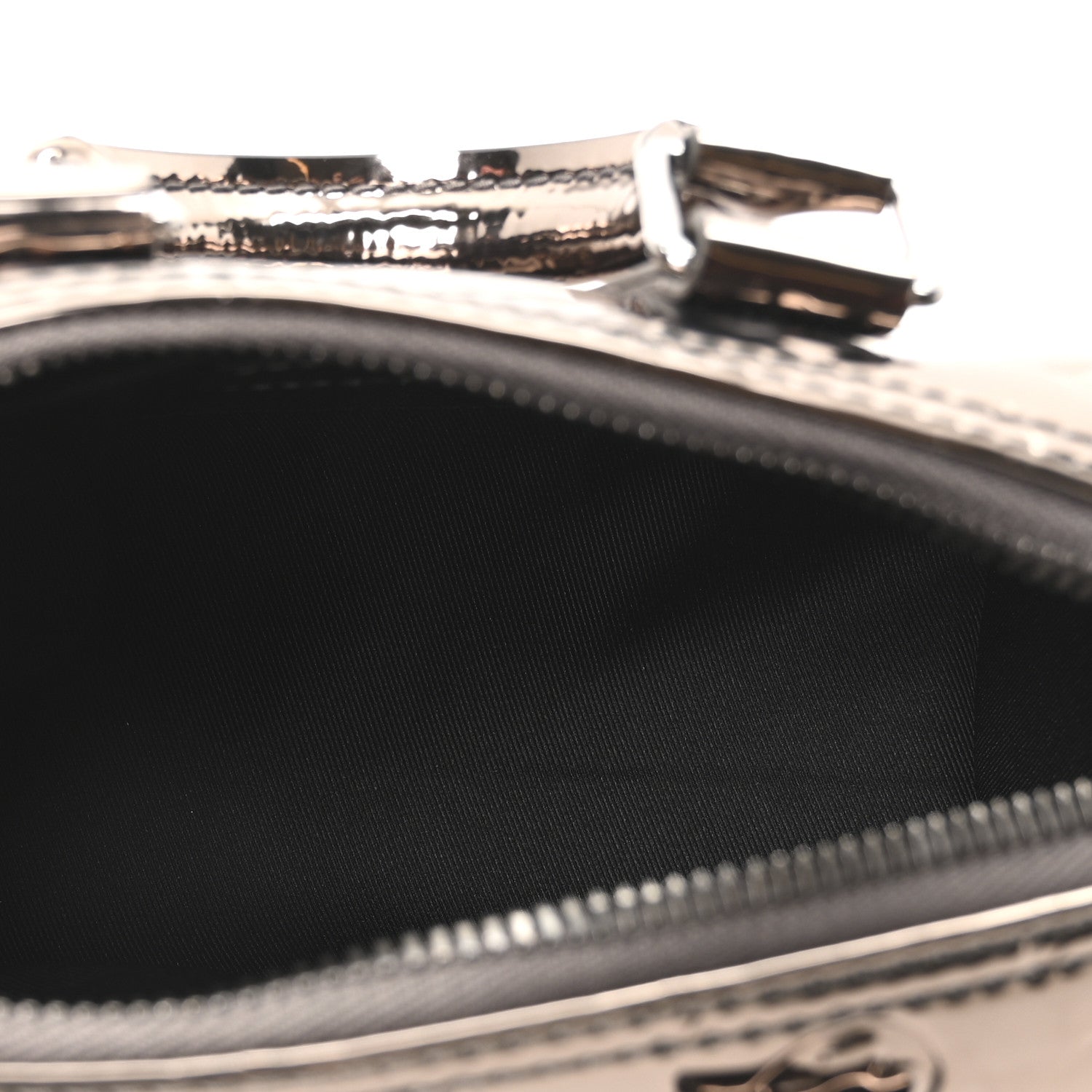 Louis Vuitton Mirror Monogram Heritage Keepall Bandouliere 25 Gunmetal 5 of 10